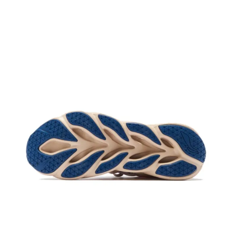 LiNing Arc ACE Men's NYFW Cushion Running Shoes - Foggy Apricot/Dark Blue-4