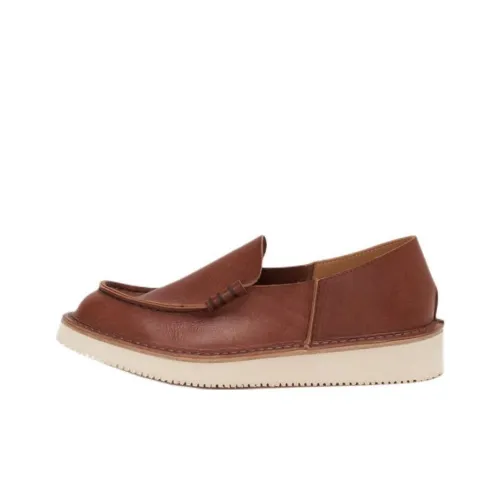 Hender Scheme Oiled embroidered-logo Casual Shoes Women's Brown