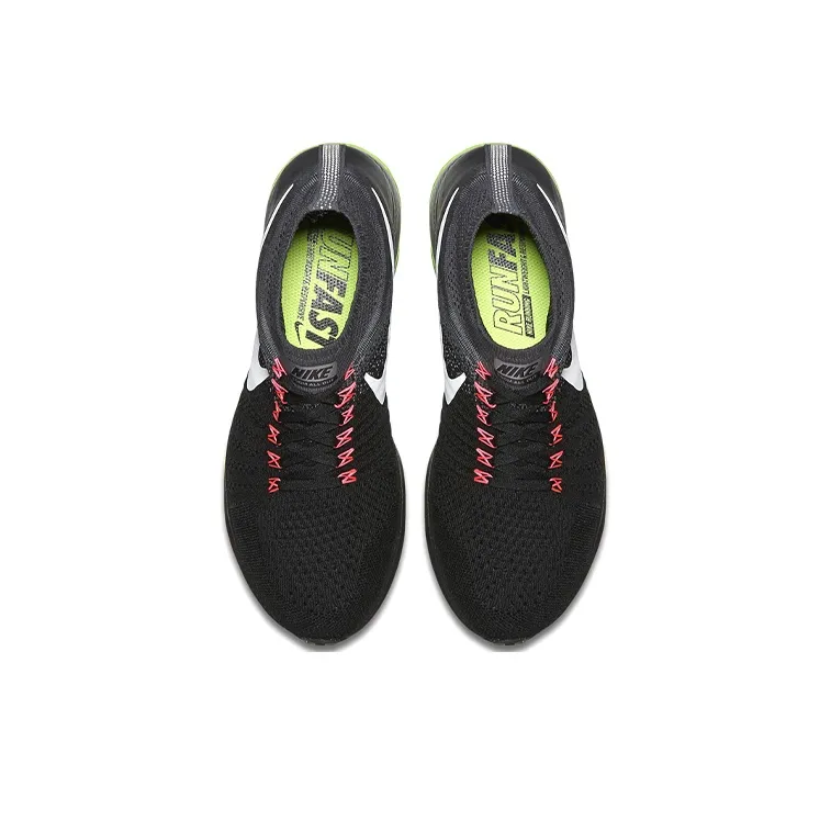 Nike Zoom All Out Flyknit 'Black White Volt'-2