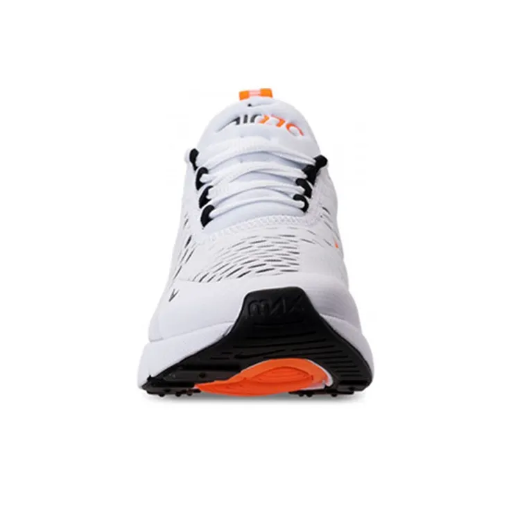 Nike Air Max 270 White Black Orange Women's-3