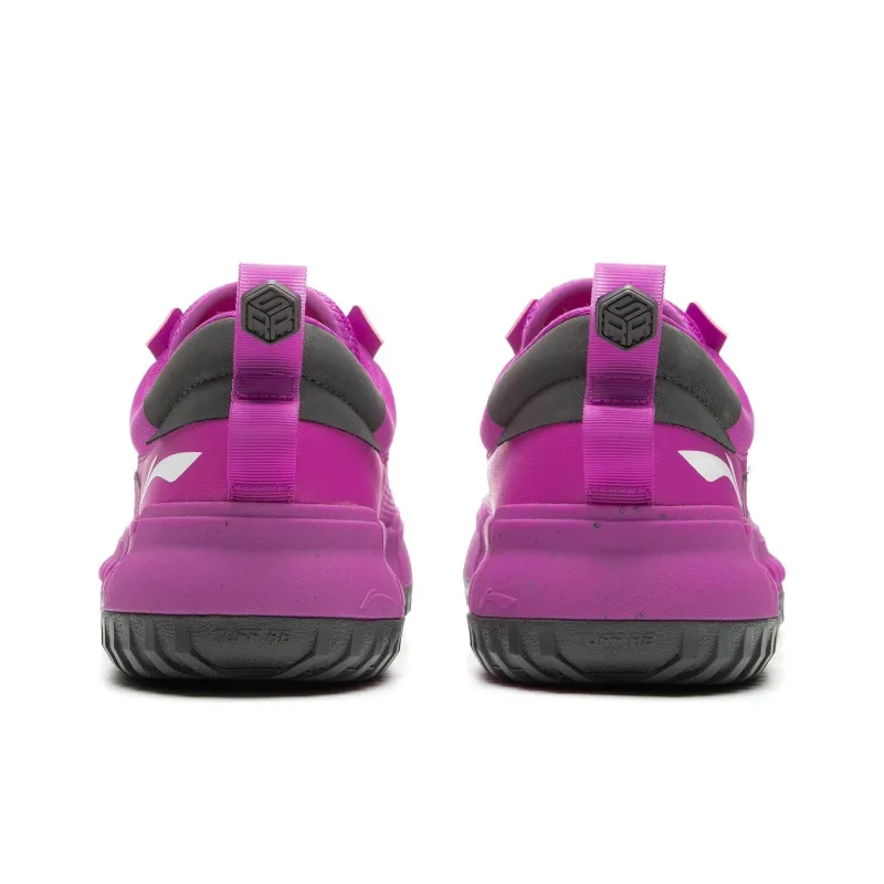 LINING RSR 202 Basketball Shoes Men Low Top Purple Gray-4
