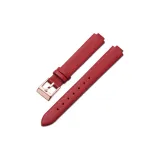 Red--Rose Gold Pin Buckle