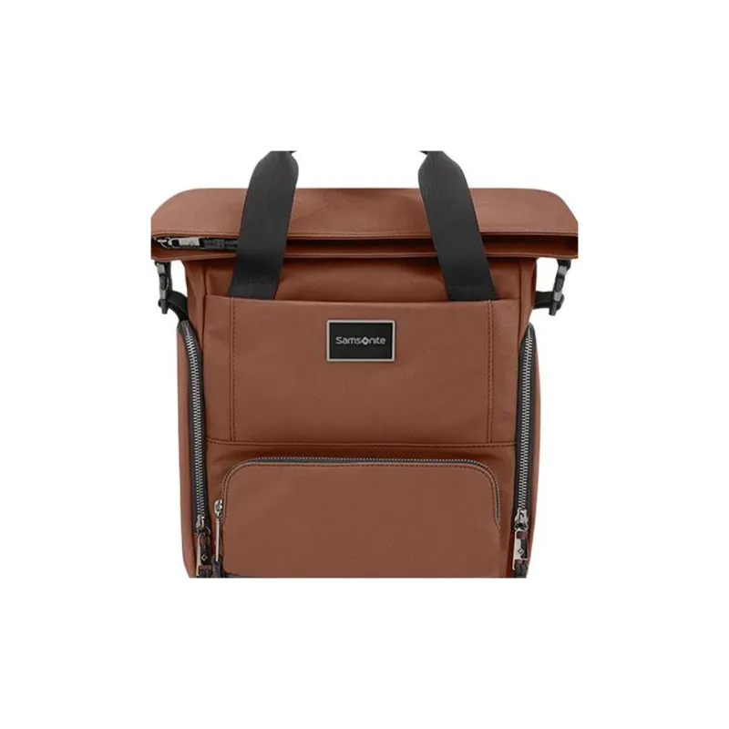 SAMSONITE Fabric Backpack Medium Size Men's Rusty Red-4