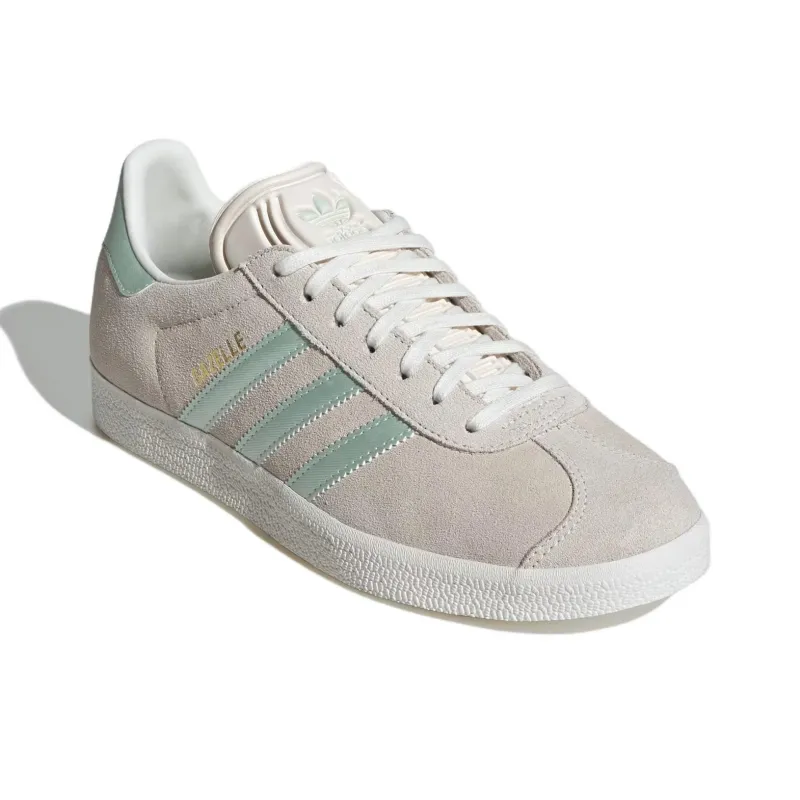 Adidas Originals Gazelle Linen Green Metallic Women's-2