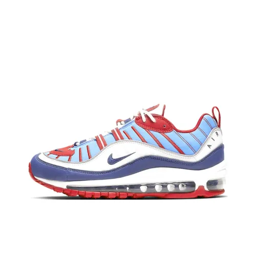 Nike Air Max 98 Blue Red White Women's