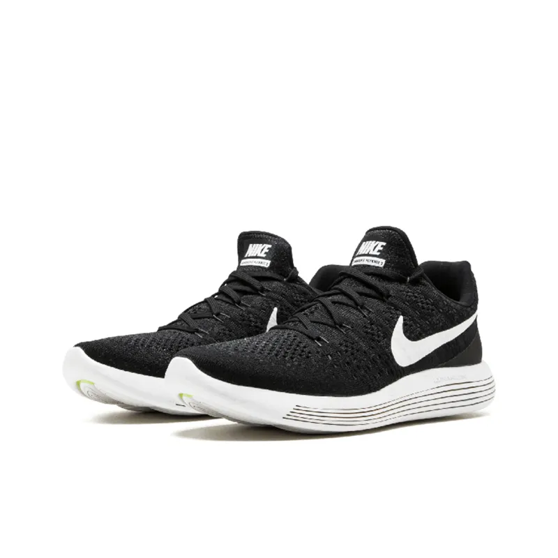 Nike Lunar Epic Flyknit 2 Low Black White Women's-1