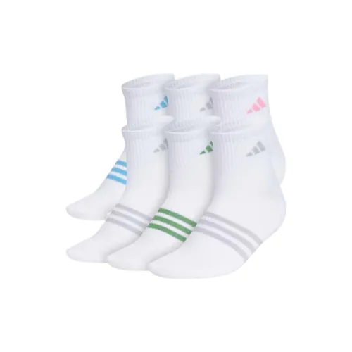 Adidas Free Shipping With AdiClub Superlite 3.0 6 Pack Quarter Socks