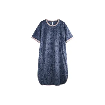 Xuan Liang Nightgown Women's Gray Blue