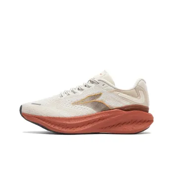 361° Foam Explosion 4.0 Wear Resistant Slip Resistant Low Top Running Shoes Men's Beige Brown