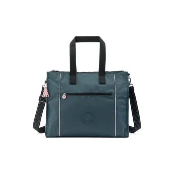 Kipling Polyamide Tote Bag, Shopping Bag, Handbag Large Size Unisex Blue