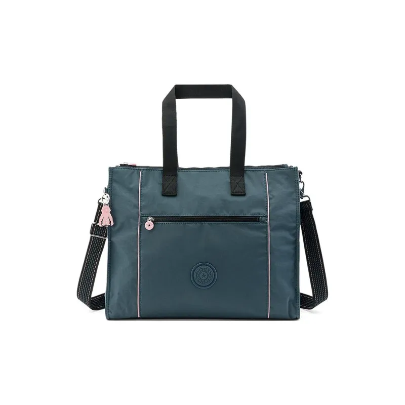 Kipling Polyamide Tote Bag, Shopping Bag, Handbag Large Size Unisex Blue-0