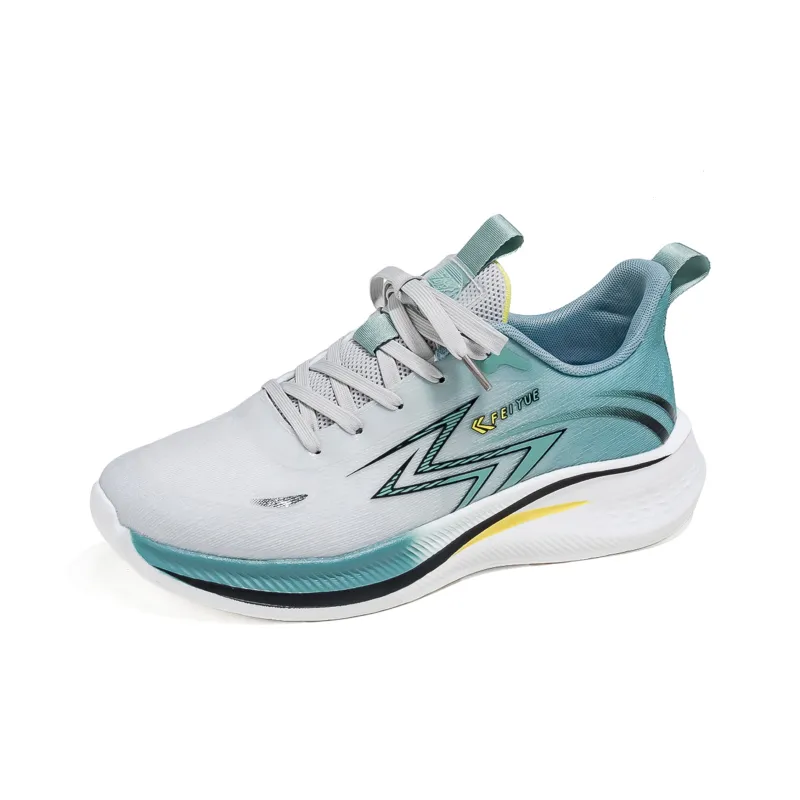 Feiyue Low Top Running Shoes Men's Gray Cyan-1