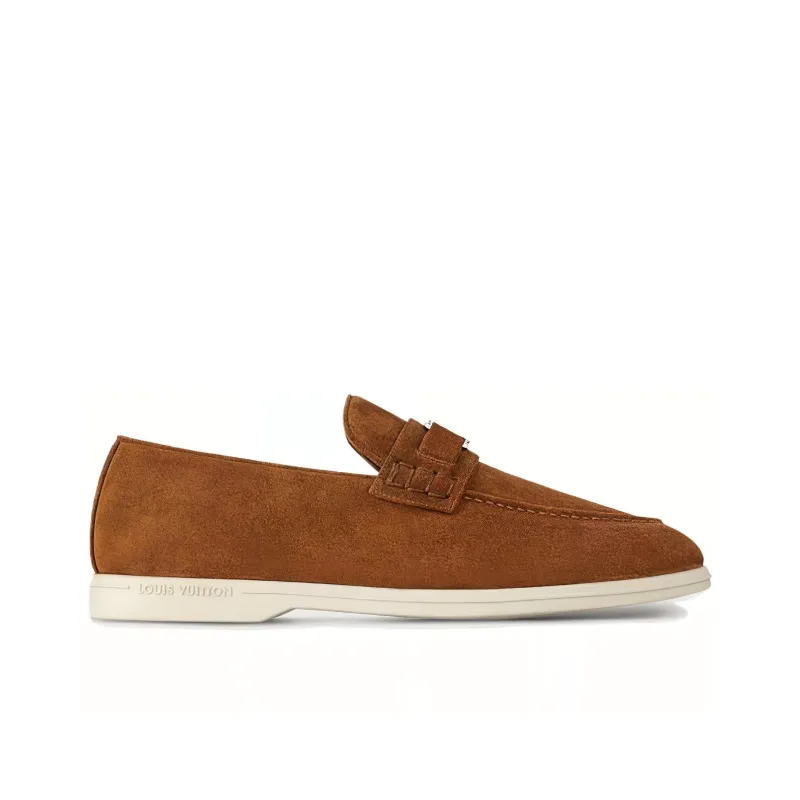 LOUIS VUITTON Estate Loafers Men's Mocha-1