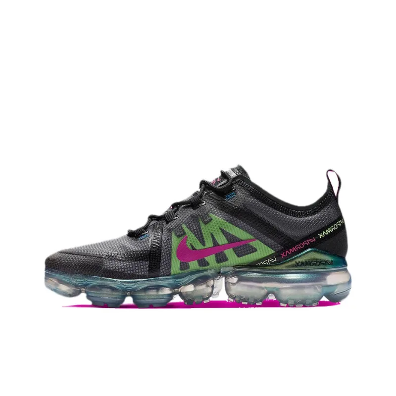 Nike Air VaporMax 2019 Premium Black Active Fuchsia Photo Blue-0