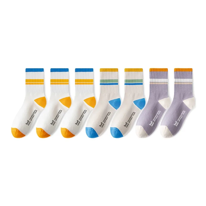 MIIOW Fruit Printing Series Mid Calf Socks Unisex Combo Set-22