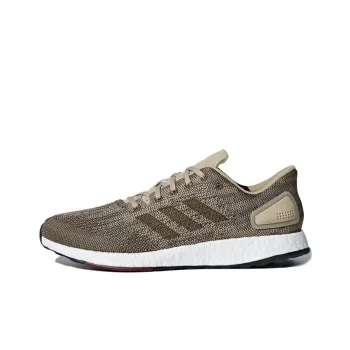 Adidas Pure Boost 2017 Non slip Lightweight Low Top Running Shoes Unisex Brown