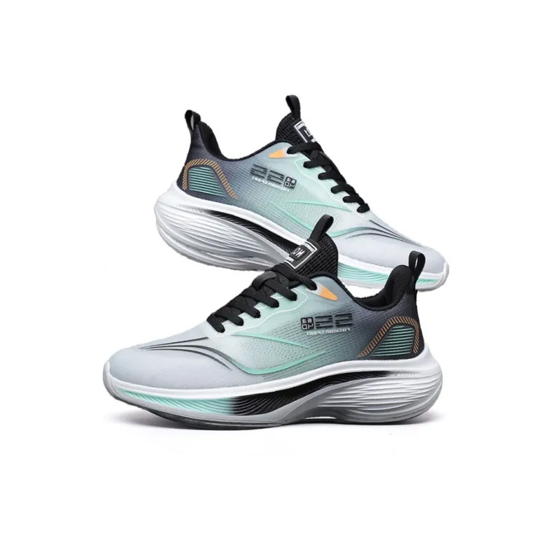 Meiretu Shock Absorbers Slip Resistant Breathable Low Top Running Shoes Men's-29