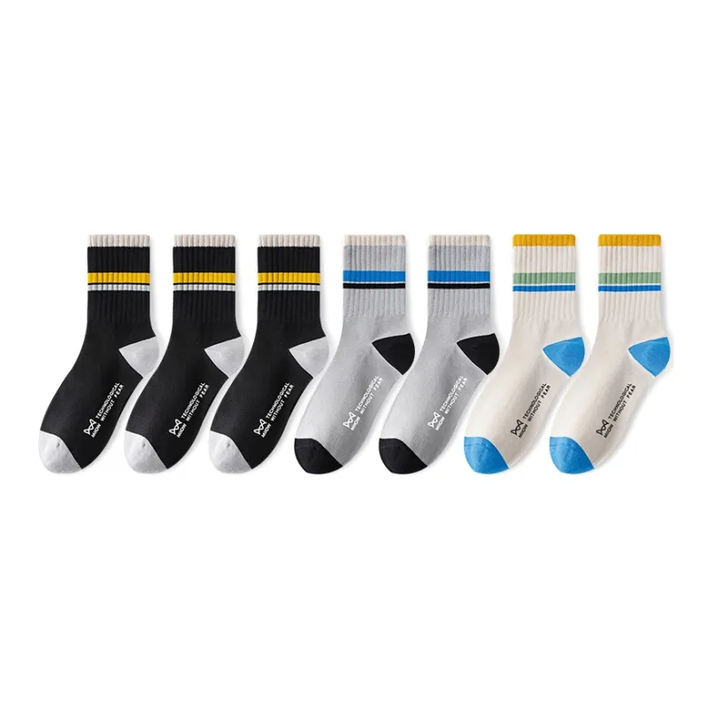 MIIOW Fruit Printing Series Mid Calf Socks Unisex Combo Set-23