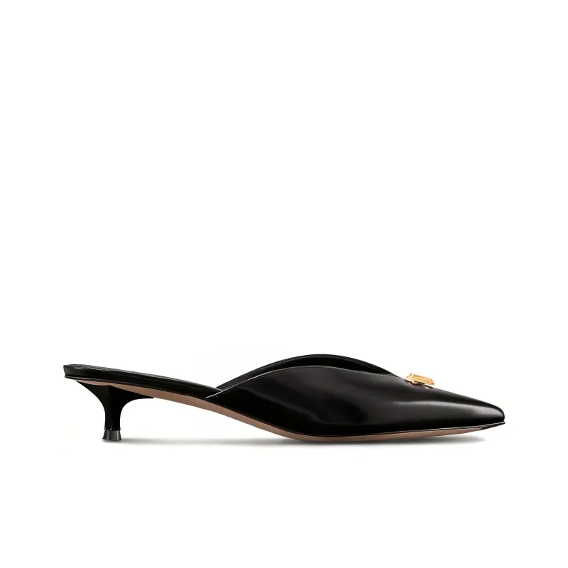 LOUIS VUITTON Stellar Closed Toe Slippers Women's Black-1