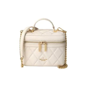 Kate Spade Leather Handbag, Shoulder Bag, Crossbody Bag Women's Ecru