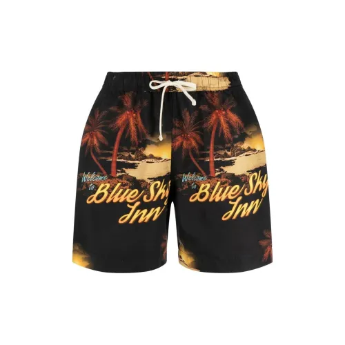 Blue Sky Inn Graphic-print Swim Shorts