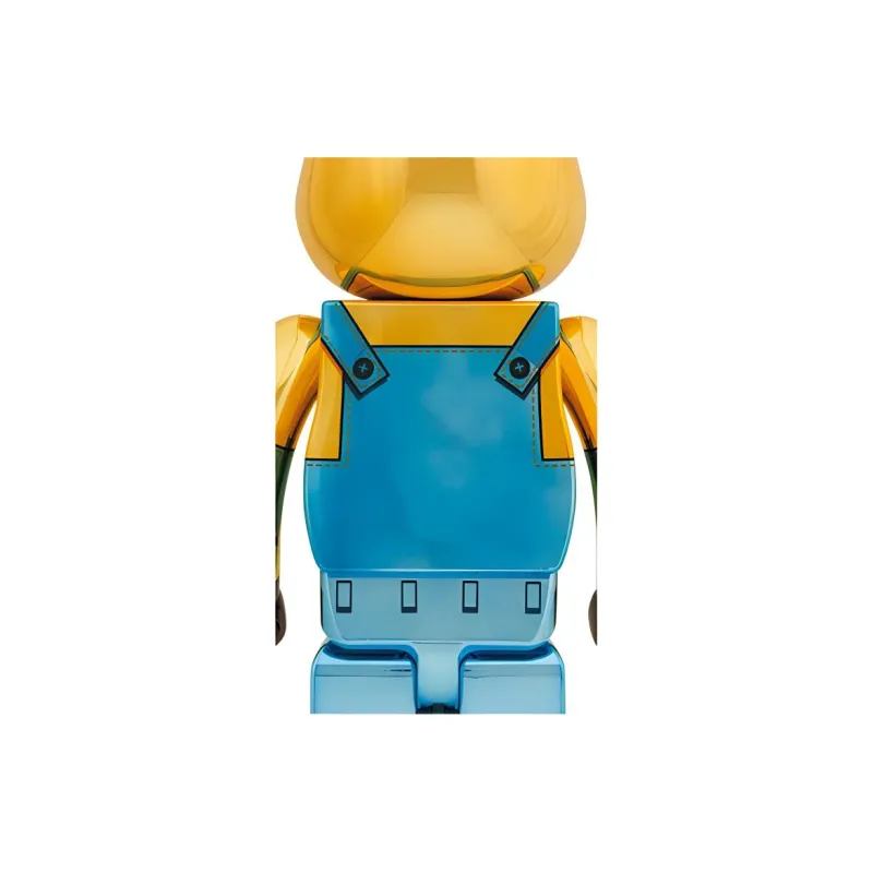 Bearbrick X Minions Kevin Chrome Ver. 1000%-2