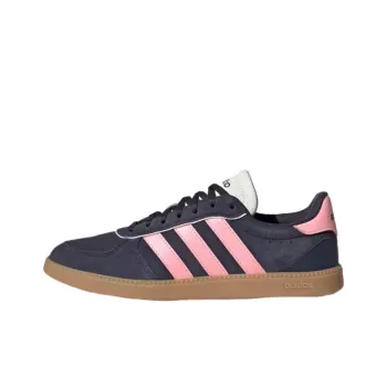 Adidas Anti Slip Wear Resistant Low Top Skateboard Shoes Women's Blue Pink