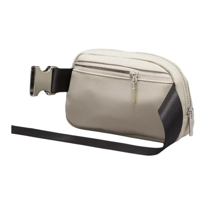 Lululemon Everywhere Nylon Shoulder Bag Crossbody Bag Fanny Pack Regular Unisex Linen & Black-1