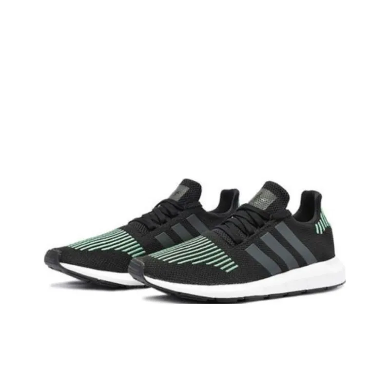 Adidas Swift Run Black White-2