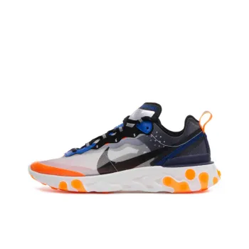 Nike React Element 87 Thunder Blue/Total Orange