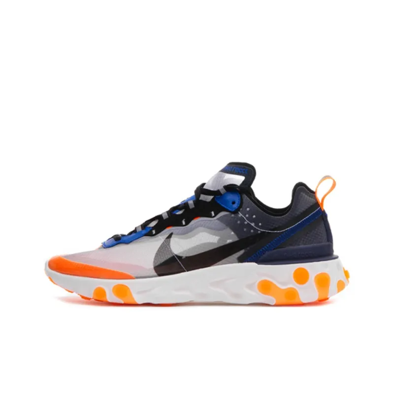 Nike React Element 87 Thunder Blue/Total Orange-0