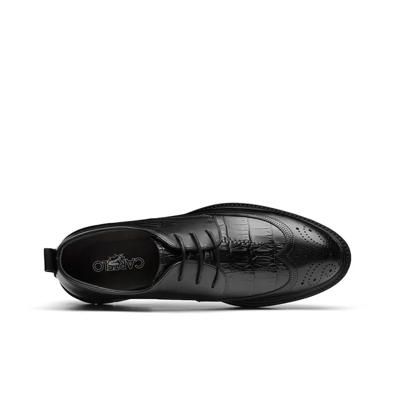 CARTELO Dress Shoes Men Low Top Black, Brown-2