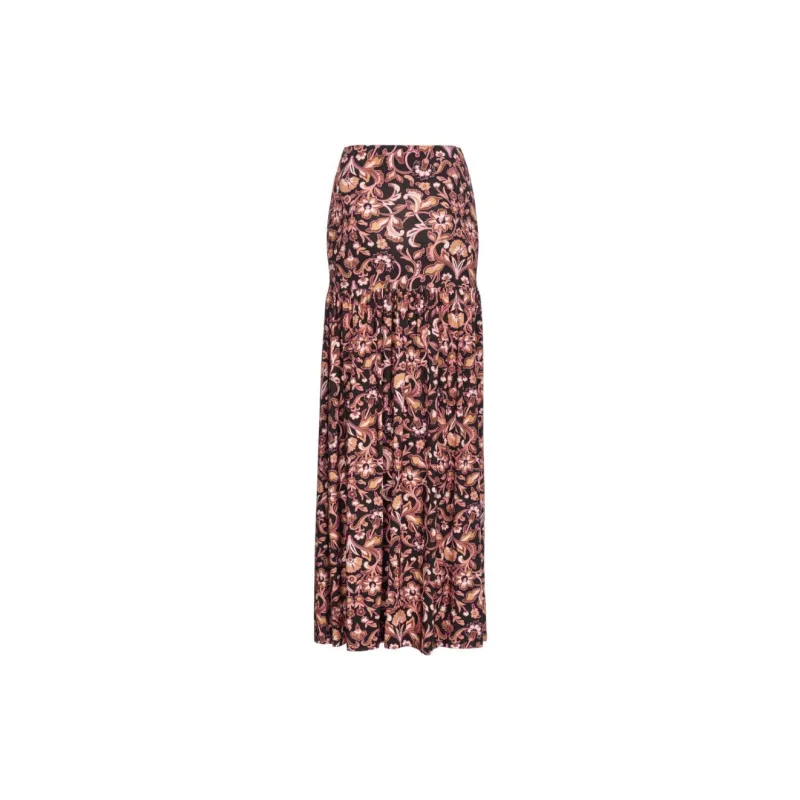 PINKO SS24 Casual Long Skirt Women's Brown-1