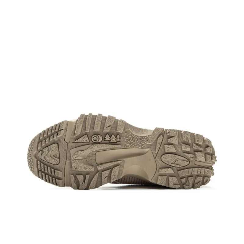 LiNing CF Su Xi Xingye V2 Cushioning Support Low Top Outdoor Trekking Shoes Women's Black Umber-6