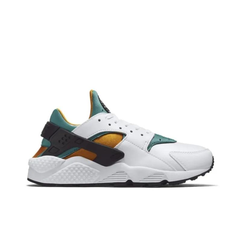 Nike Air Huarache White Turquoise Gold-1