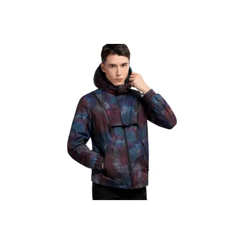 SPYDER Jackets & Coats Men's Red Stitch Embossed