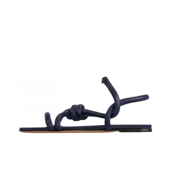 LOUIS VUITTON Rivage Strap Sandals Women's Black