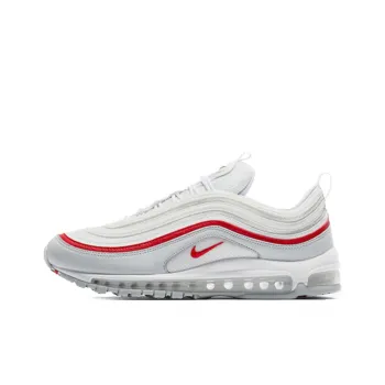 Nike Air Max 97 White Pure Platinum University Red