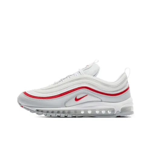 Nike Air Max 97 White Pure Platinum University Red