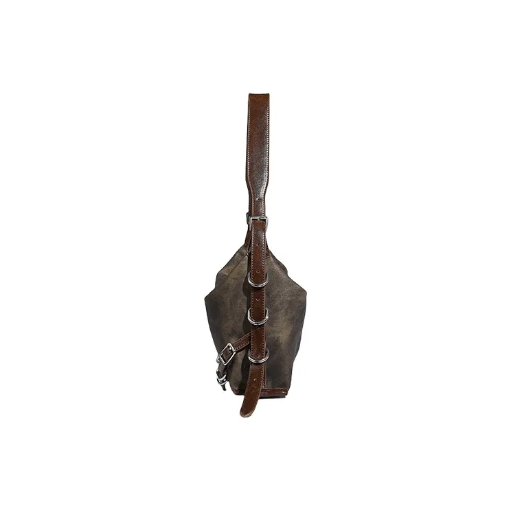 TTaG．baG PU Shoulder Bag Women's Black/Silver/Coffee-5