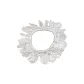 White Mermaid Shell Hair Tie