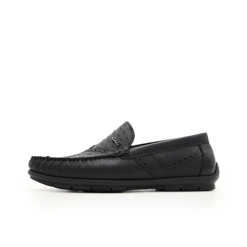 Satchi Casual Shoes Driving Shoes Slip-on Men's Black
