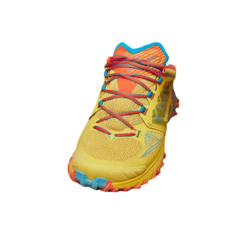 LA SPORTIVA Slip-Resistant Breathable Low-Top Running Shoes Men's Yellow-2