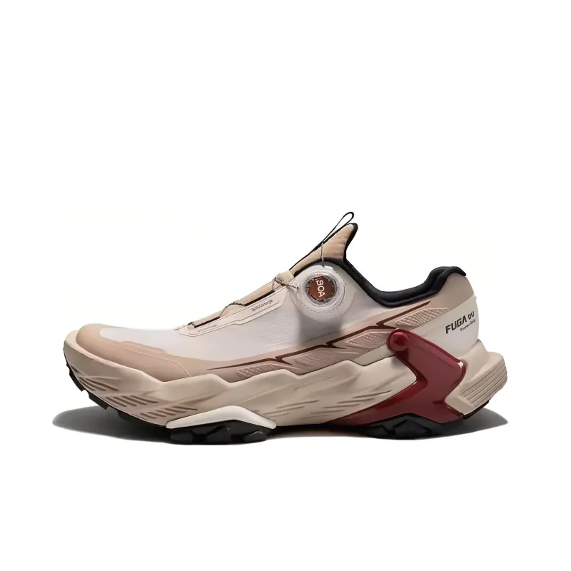 KAILAS FUGA DU BOA Running Shoes Women's Low Top Cloud White Metallic Silver/Ink Black/Dark Gentian Purple Metallic Silver-10