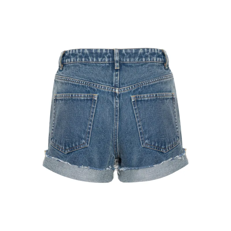 ANN ANDELMAN Denim Shorts Women's Blue-1