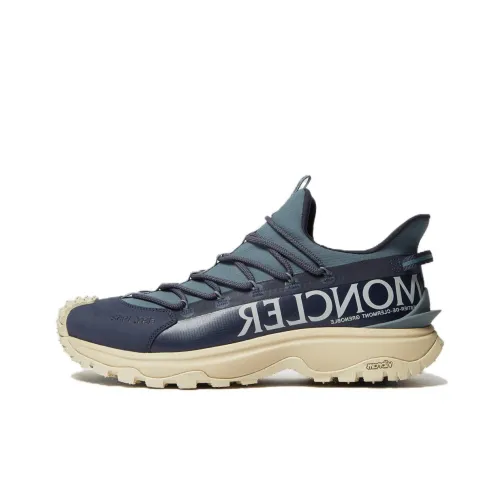 Moncler Trailgrip Outdoor Shoes Men Low-Top Blue