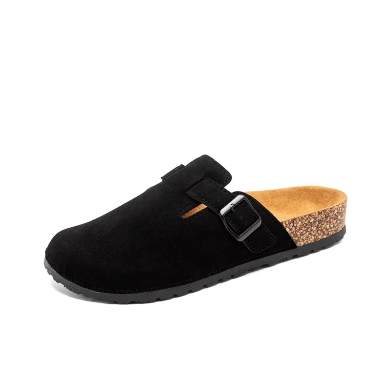 CariteSport Quiet Odor Resistant Abrasion Resistant Slip Resistant Closed Toe Outdoor Casual Slippers Unisex-1