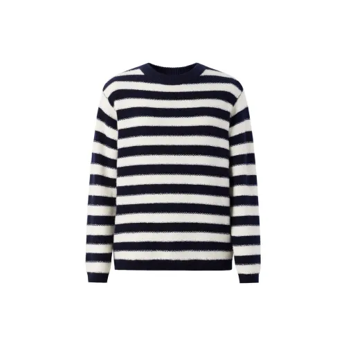 JZ. ANNAKRO Sweaters Women's Stripe Dark Blue