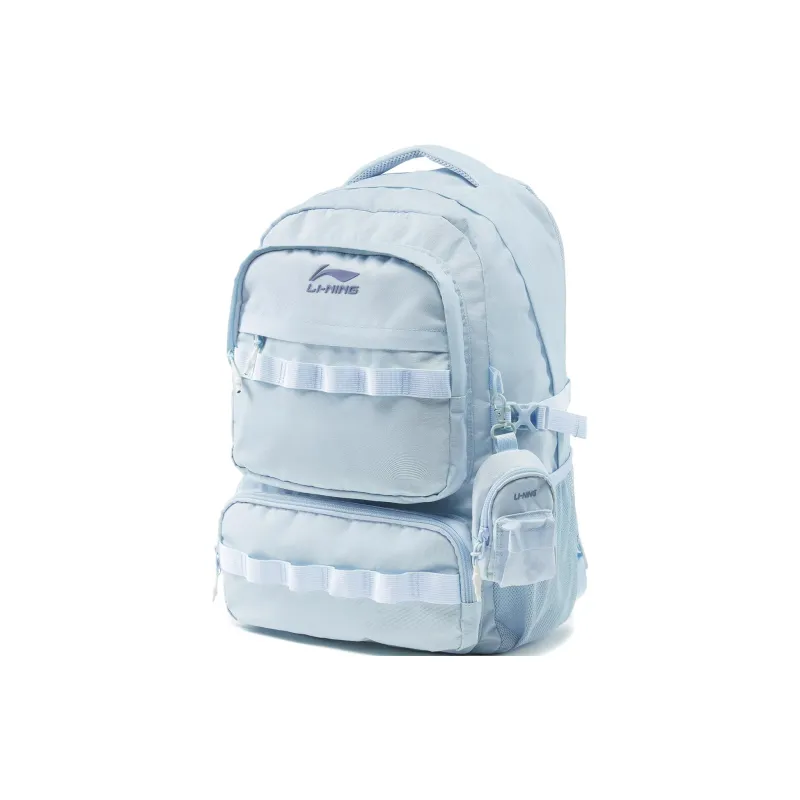 LiNing Polyester Backpack Regular Unisex Cloud Blue-1
