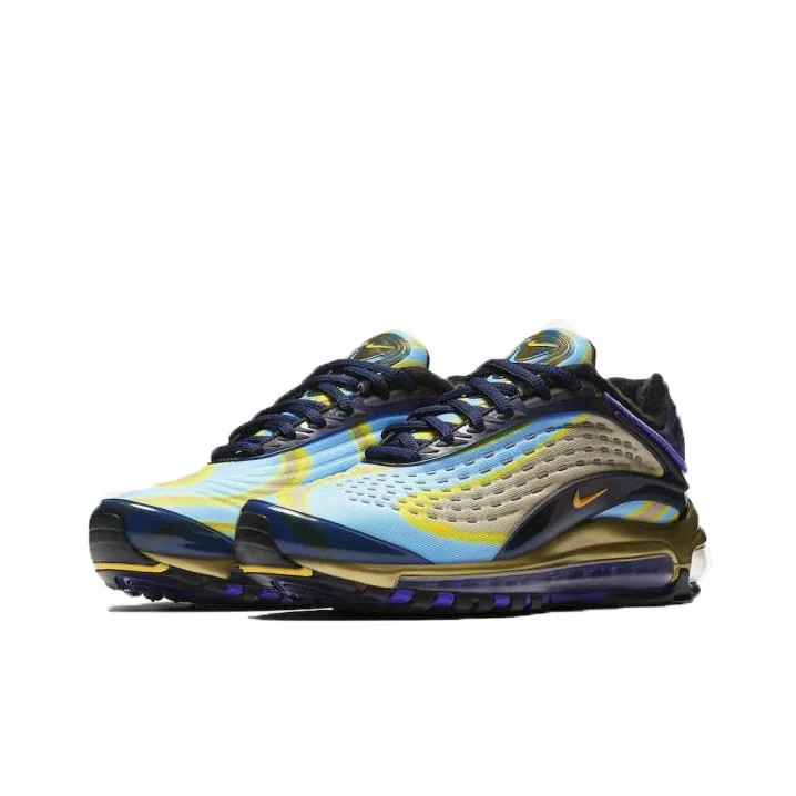 Nike Air Max Deluxe Midnight Navy Laser Orange-2